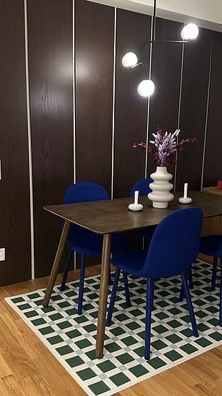 Jysk Matstol dining chair Ejstrup blue x4