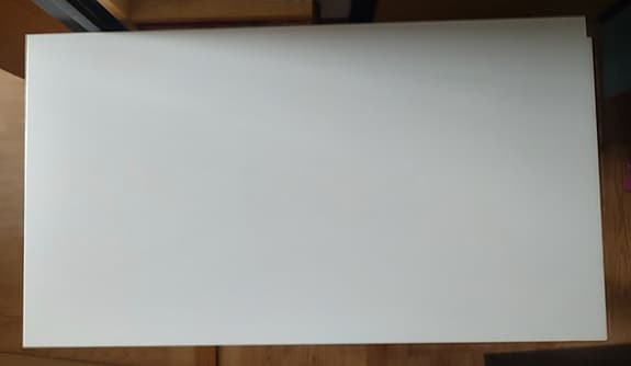 Vitt matbord/skrivbord med två klaffar