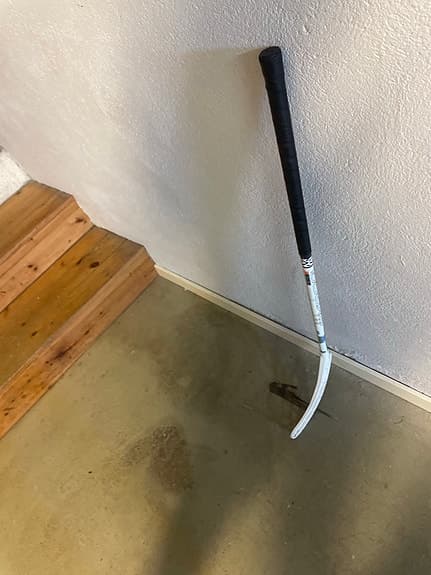 Innebandyklubba vit/svart
