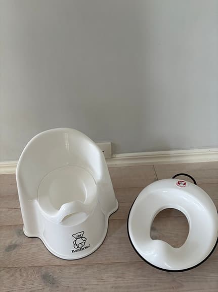 BabyBjörn potta och toalettsits vit
