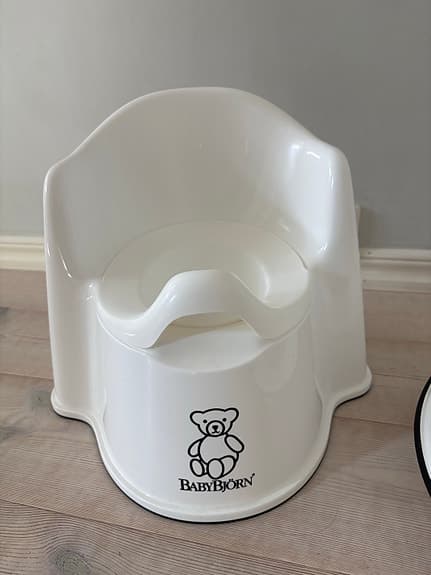 BabyBjörn potta och toalettsits vit