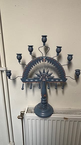 Ljusstake allmoge, hantverk