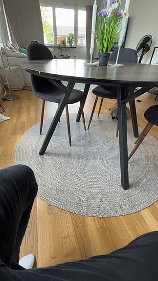 Matgrupp fyra stolar