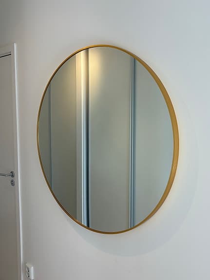 Kaila rund spegel Edge Gold 110 cm diameter
