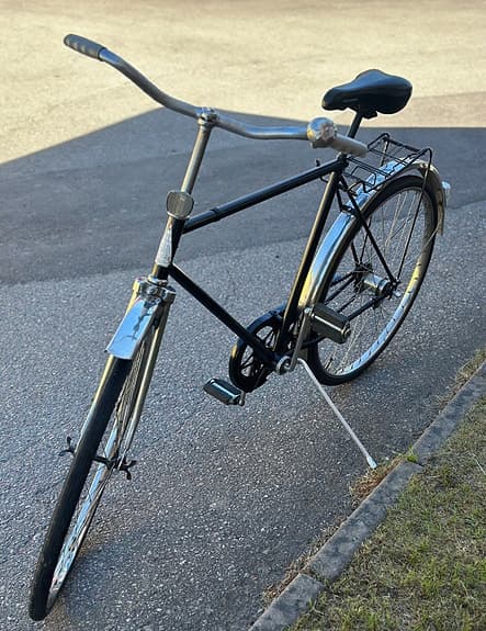 Monark 28 tum herrcykel / Retro / Fotbroms / Pakethållare