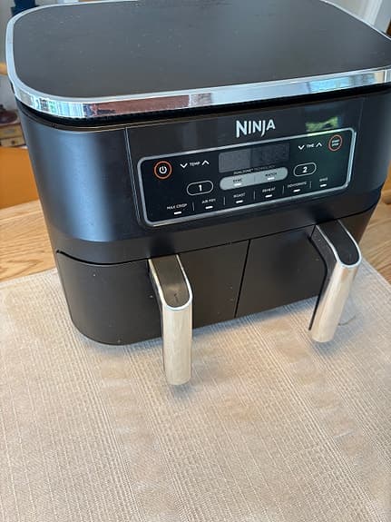 Ninja AF300EU airfryer med dubbla korgar svart