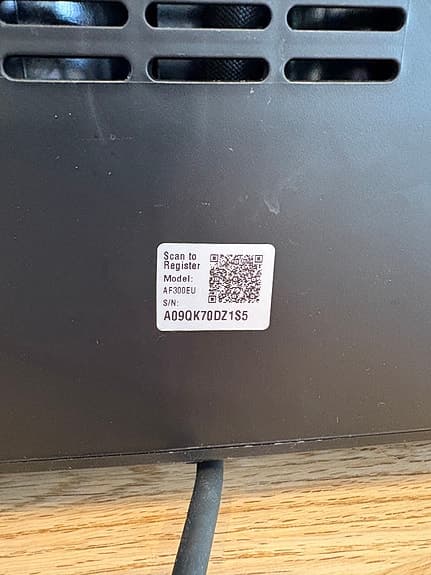 Ninja AF300EU airfryer med dubbla korgar svart