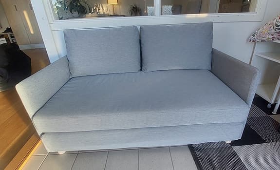 IKEA bäddsoffa 2-sits grå