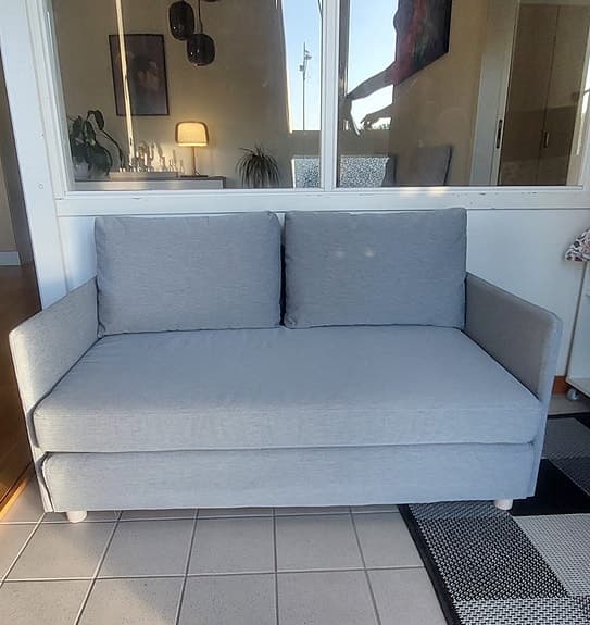 IKEA bäddsoffa 2-sits grå