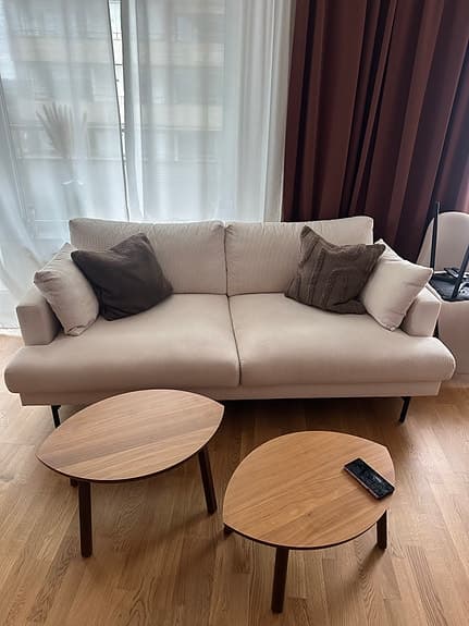 Scandi Days Menard 4-sits soffa – Beige – 3900 kr