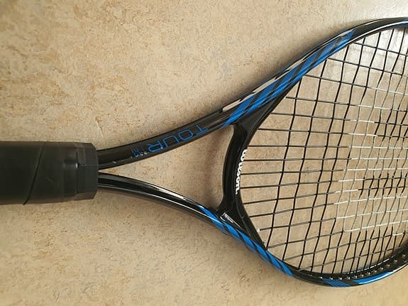 Wilson Tour tennisracket svart/blå