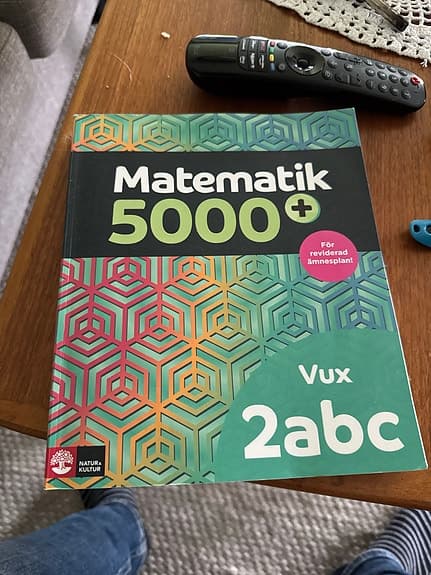 Matematik 5000+ Vux 2abc lärobok i matematik
