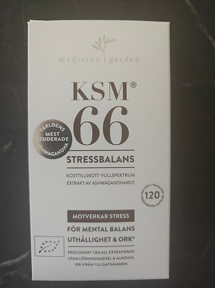 KSM 66 Stressbalans kosttillskott 120 kapslar