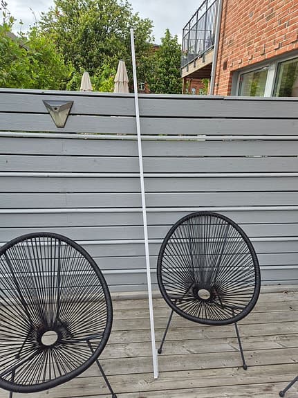 Kirsch gardinskena flexi set vit 240 cm