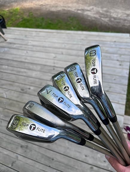 Top Flite golfklubbor järnset