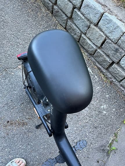 Vässla e-bike med korg