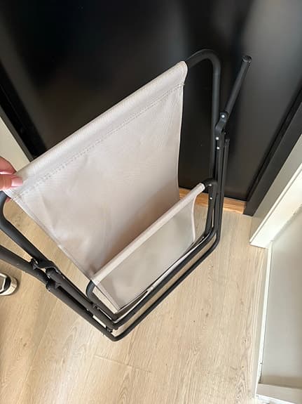 Hopfällbar brassestol med stålram