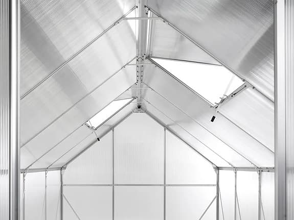Helt nytt växthus i aluminium