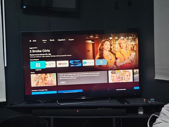 100hz 50" tum Sony TV bravia full HD LED-TV +ANDROID TV DONGLE läs info