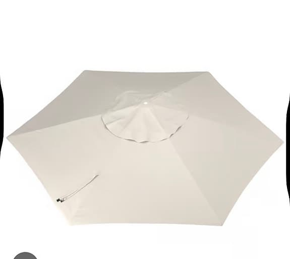 Khaki parasolltyg 300 cm för 6-armar