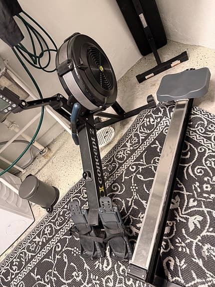 Concept 2 roddmaskin svart