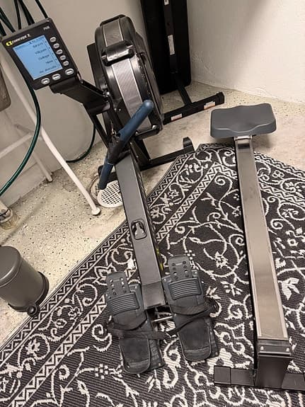 Concept 2 roddmaskin svart