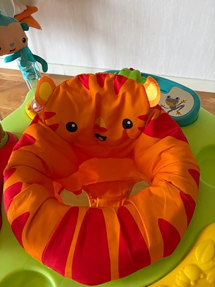 Fisher-Price hoppgunga / activity center med djurleksaker
