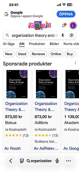 Organization Theory & Design