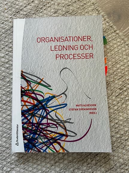 Organisationer, ledning och processer i nationalekonomi
