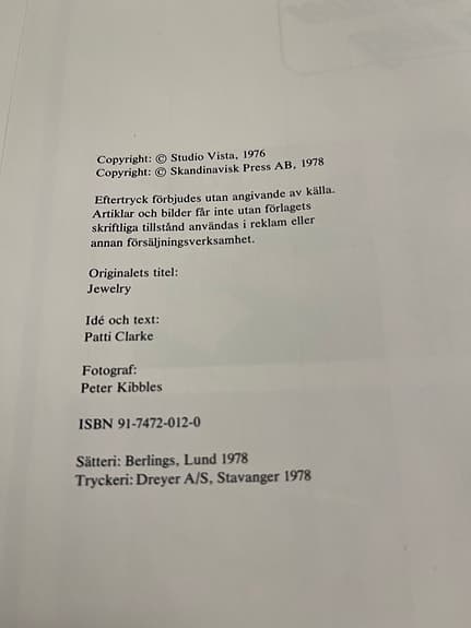 Att göra smycken – bok om smyckestillverkning