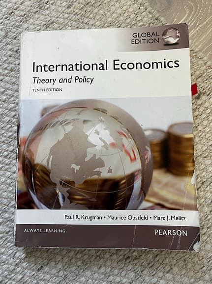 International Economics Theory and policy
