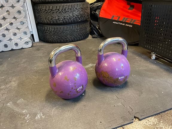 Kettlebells 20 kg lila (2 st)