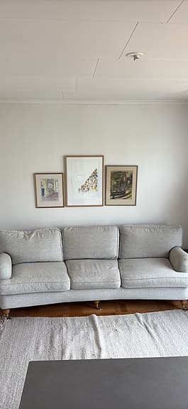 Howardsoffa ljusgrå