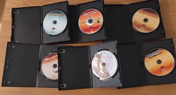 Paketpris, DVD-filmer, James Bond 007