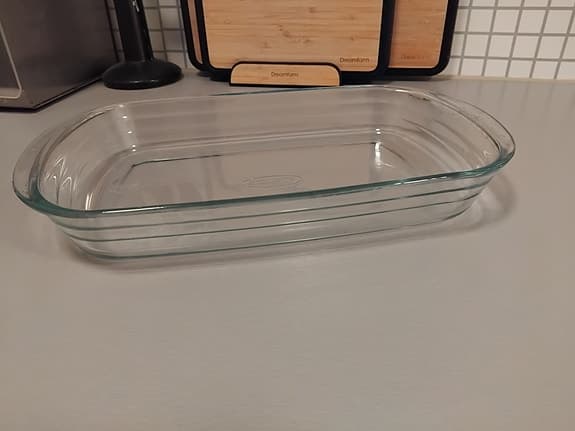 Glas ugnsform