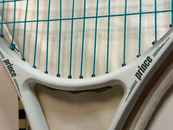 Vintage Prince TriComp 110 Tennisracket 1988 med fodral