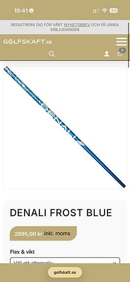 Denali Frost Blue CB Stiff Skaft