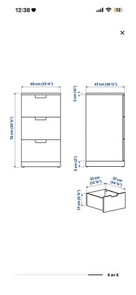 Nordli byrå IKEA