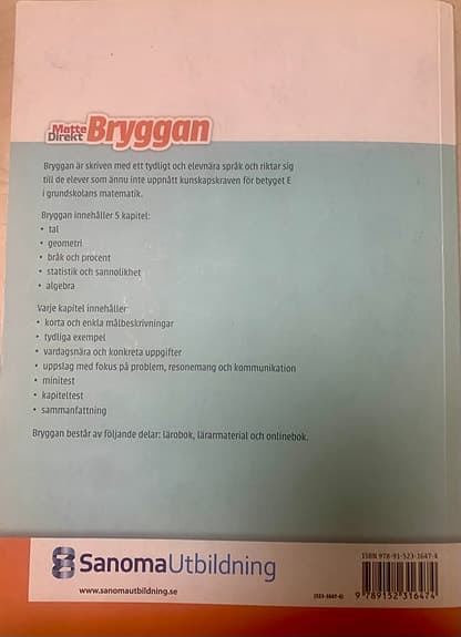 Matte Direkt Bryggan matematikbok
