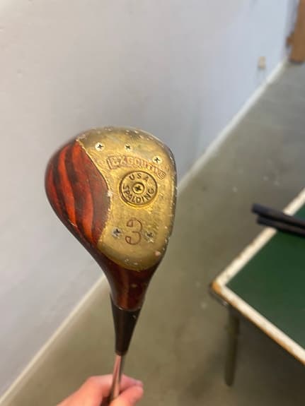 Spalding Brass Back 1 3 5 träklubbor golfset
