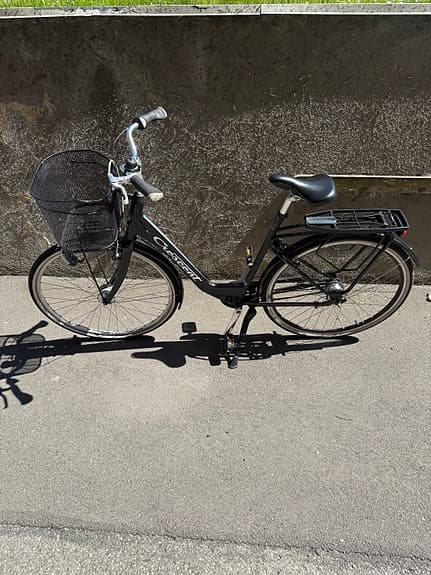 Crescent damcykel 28" 55 cm svart unisex