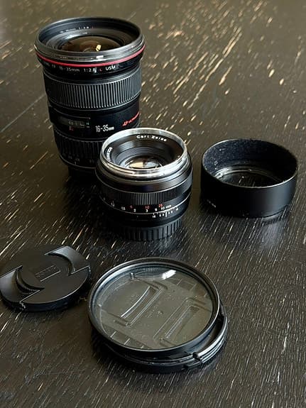 Canon EF 16-35mm f/2.8L USM & ZEISS Planar T 50mm f/1.4 ZE (Canon EF)