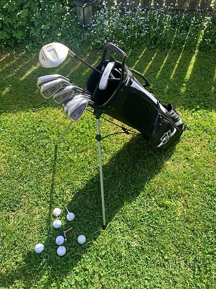 Spalding golfklubbor med bag
