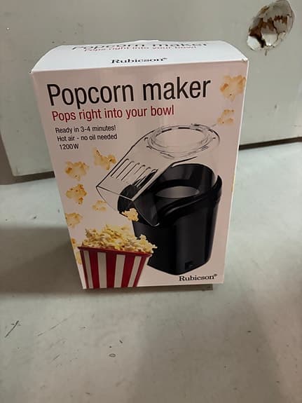 Rubicon popcorn maker
