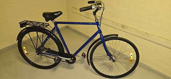 Skeppshult herrcykel 28" L blå