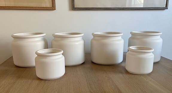 DBKD ”Pure” krukor av Sarah Widman, 6 st