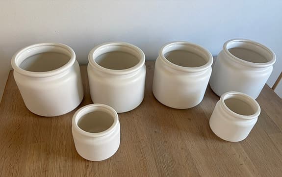 DBKD ”Pure” krukor av Sarah Widman, 6 st