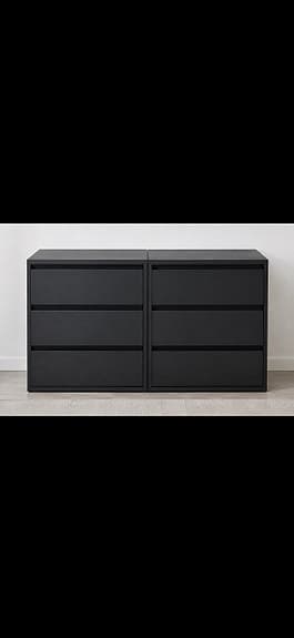 Byrå malm dubbel från IKEA