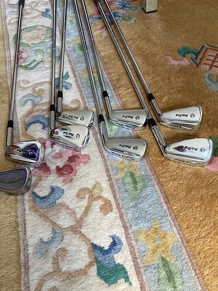 Wilson damgolfklubbor set järn och trä