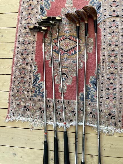 Wilson damgolfklubbor set järn och trä